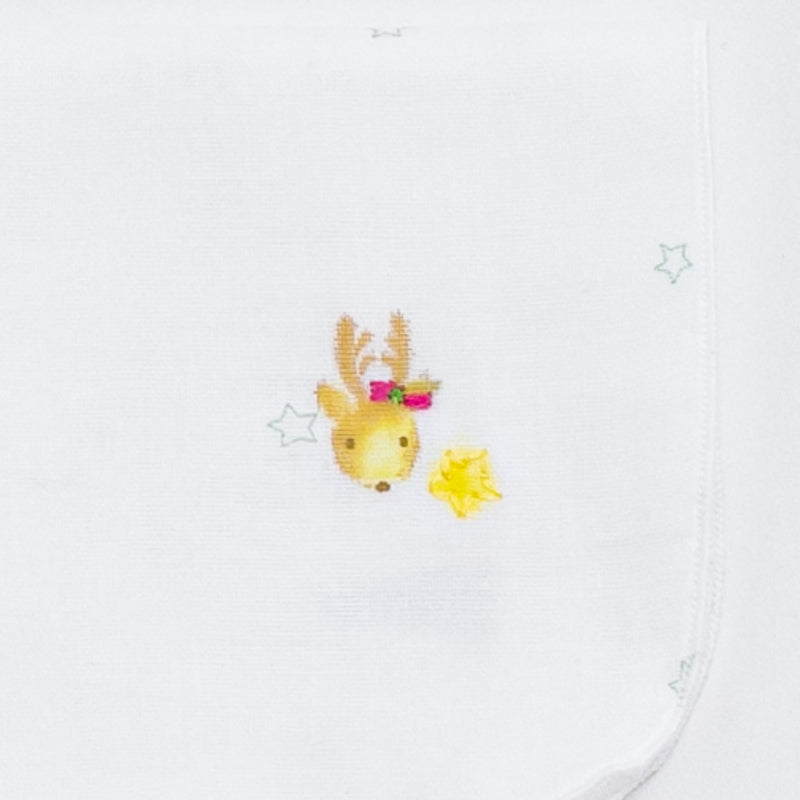 ガーゼハンカチ　クリスマス限定柄　トナカイ