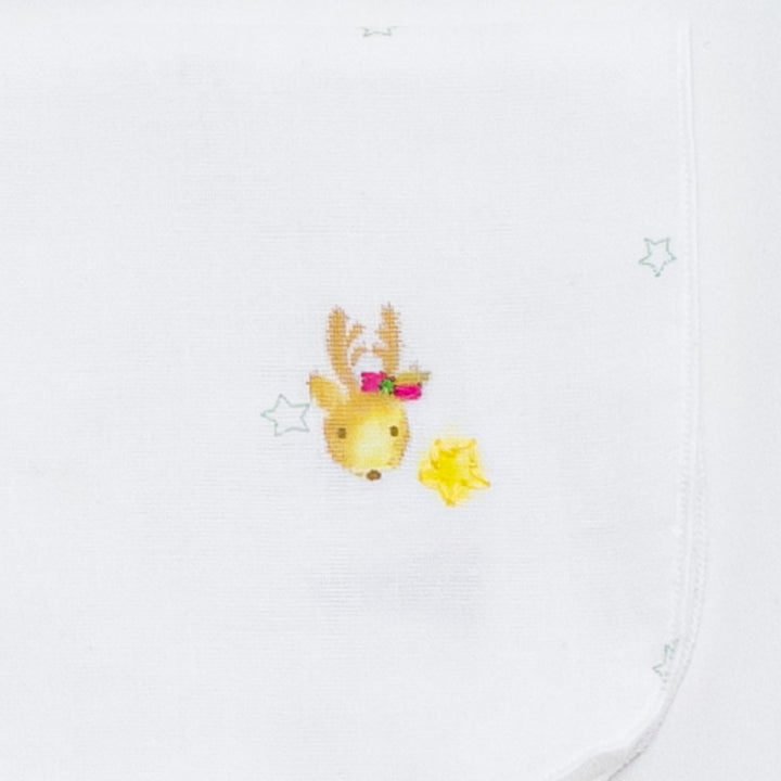 ガーゼハンカチ　クリスマス限定柄　トナカイ