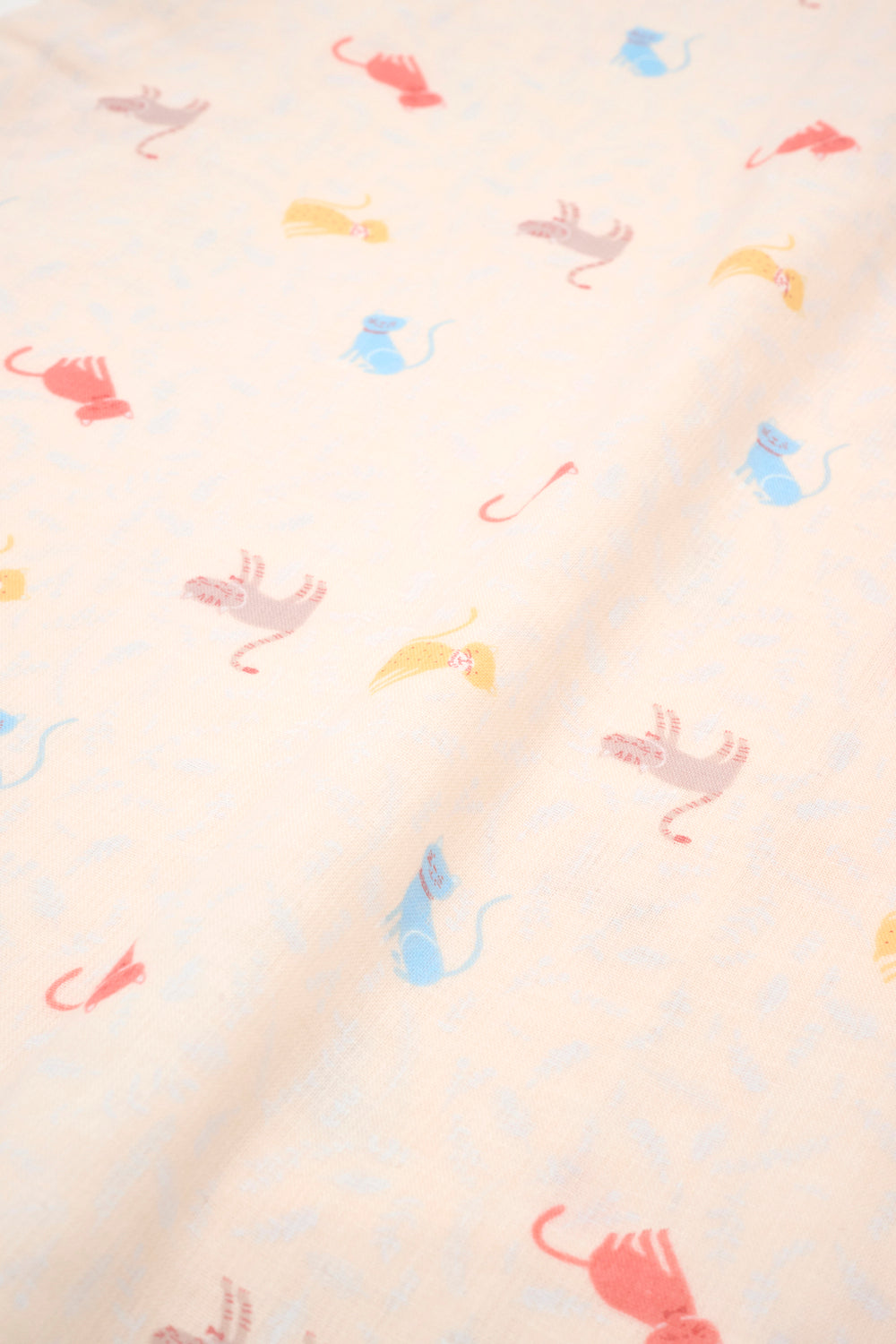 あたたかいガーゼパジャマ　レディス<br>ねこ