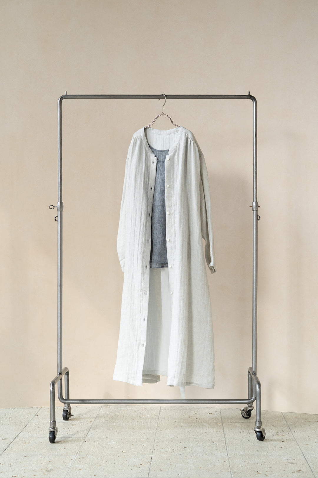 one piece cotton linen<br> AR8620B740<br> dark blue 