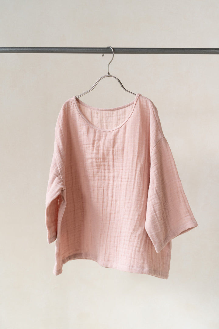 Tシャツ<br>平綾織<br>ピンク