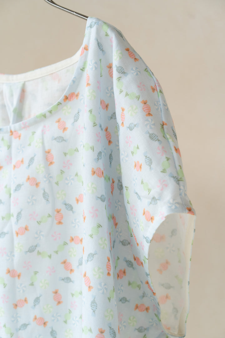 フレンチスリーブワンピース<br>風船B