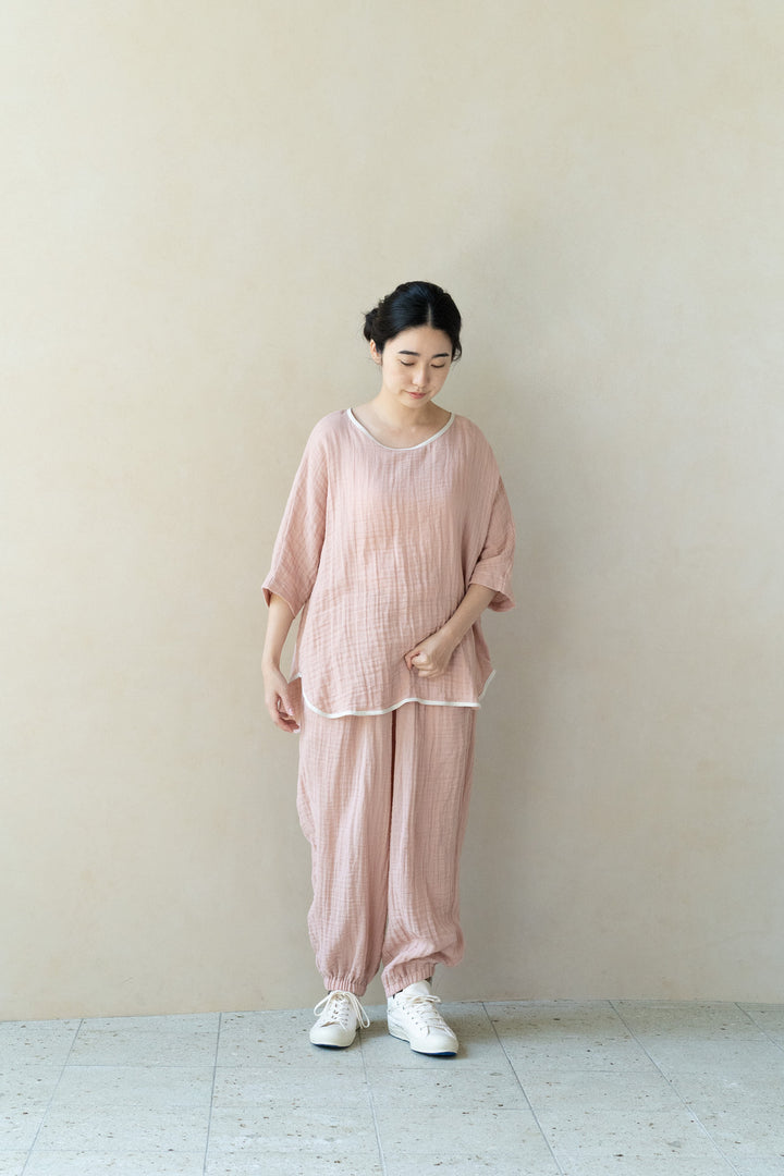 Dolman sleeve T-shirt twill green 