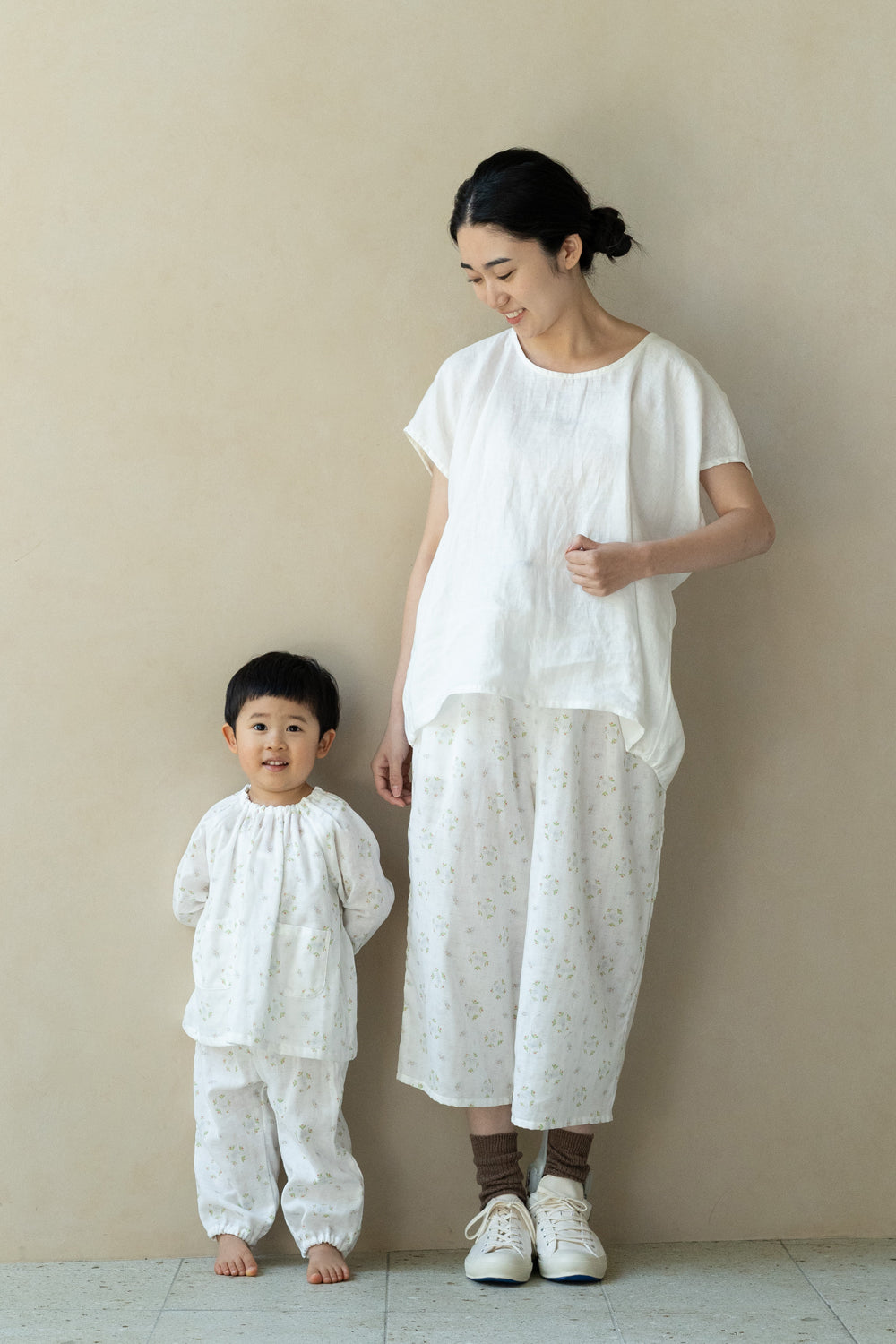 cropped pants safiran linen<br> AS0120Y716<br> khaki 