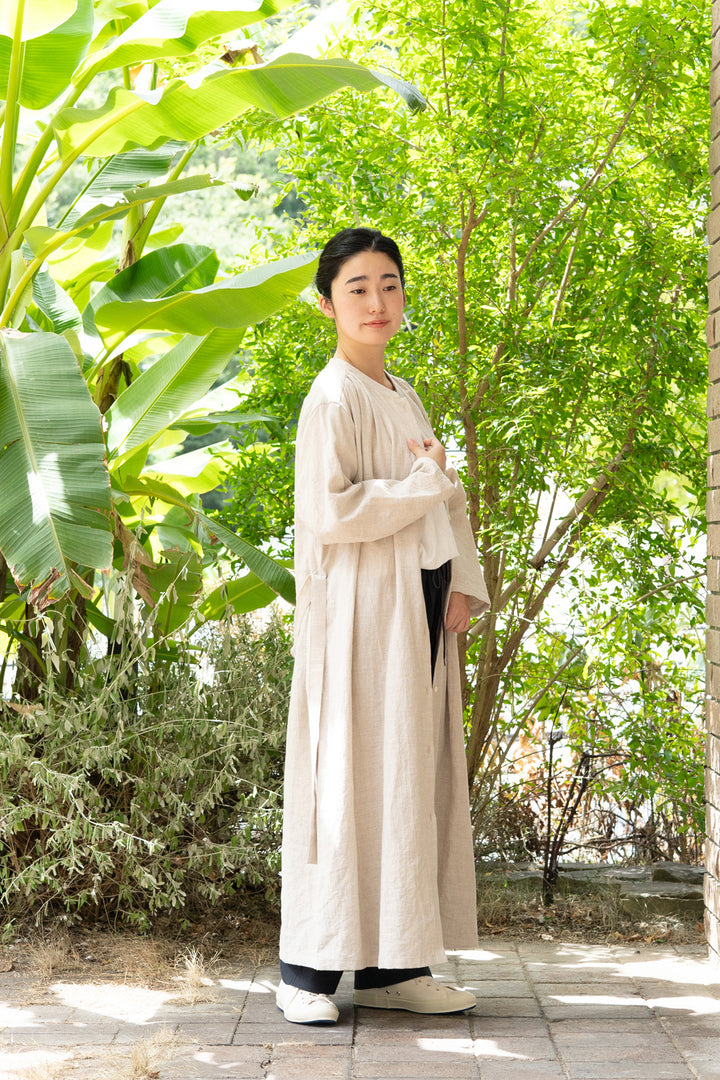 one piece cotton linen<br> AR8620B740<br> dark blue 