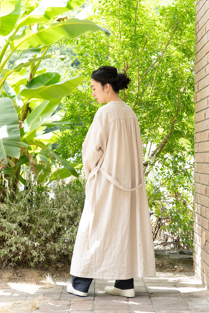 one piece cotton linen<br> AR8620B740<br> dark blue 
