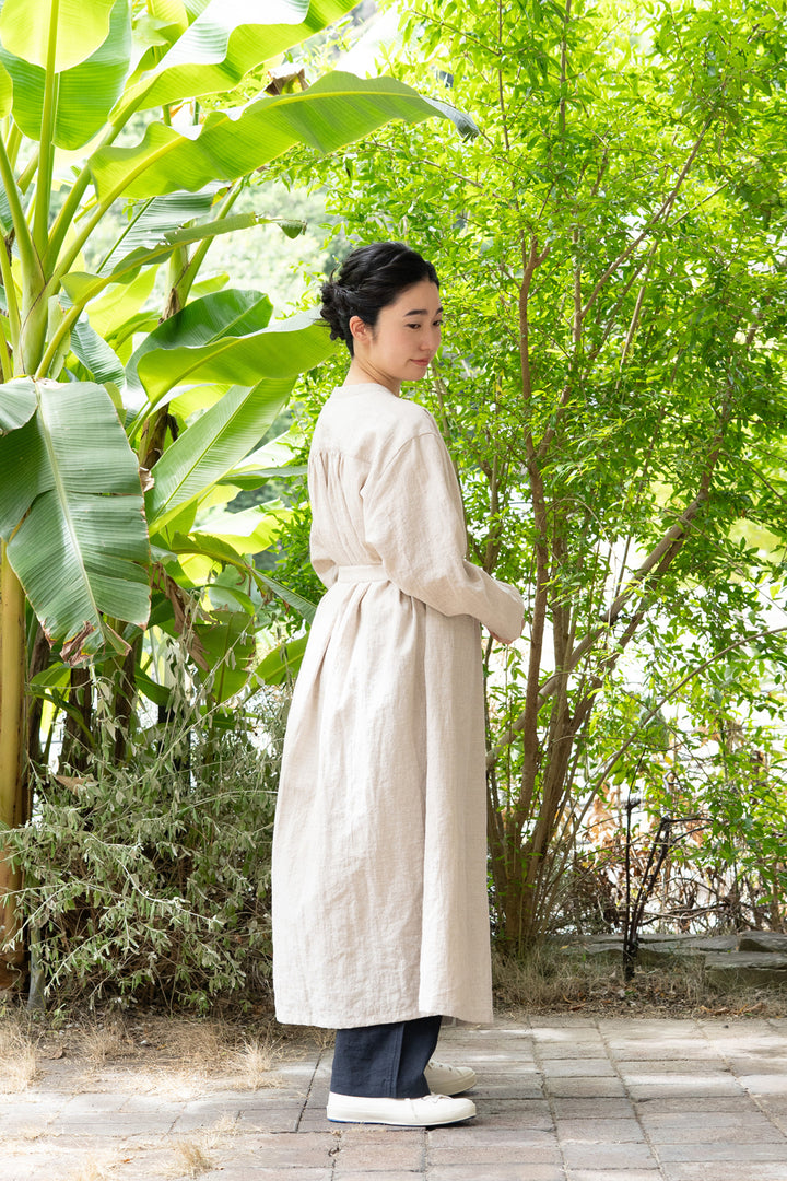 one piece cotton linen<br> AR8620B740<br> dark blue 