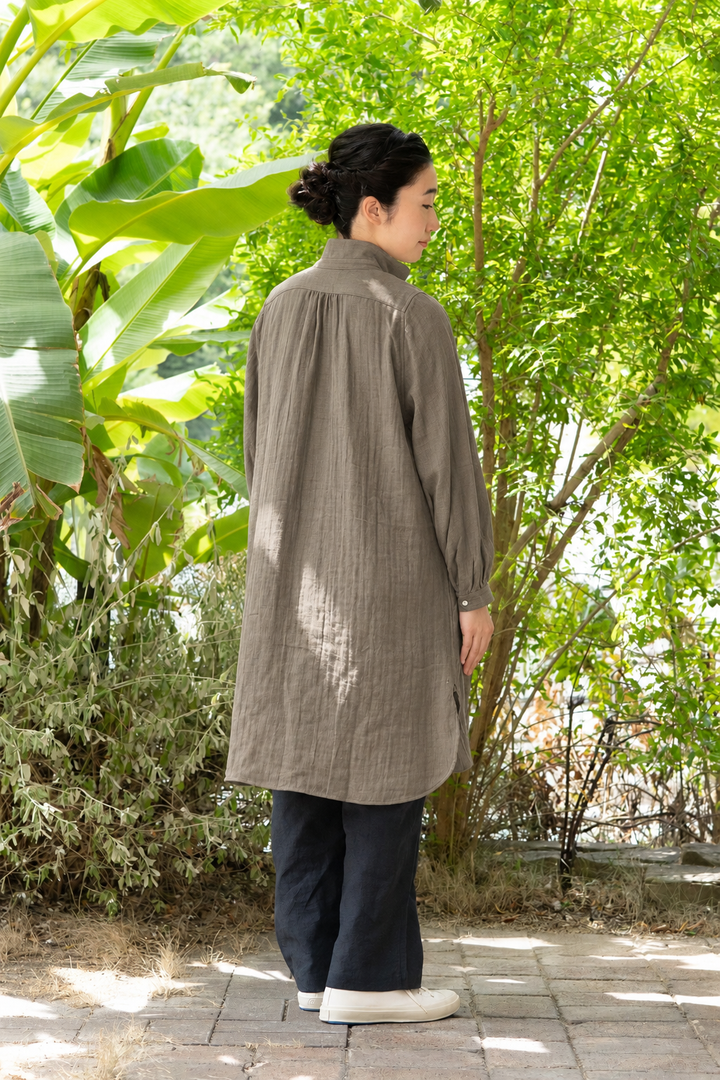 Long blouse cotton linen off 
