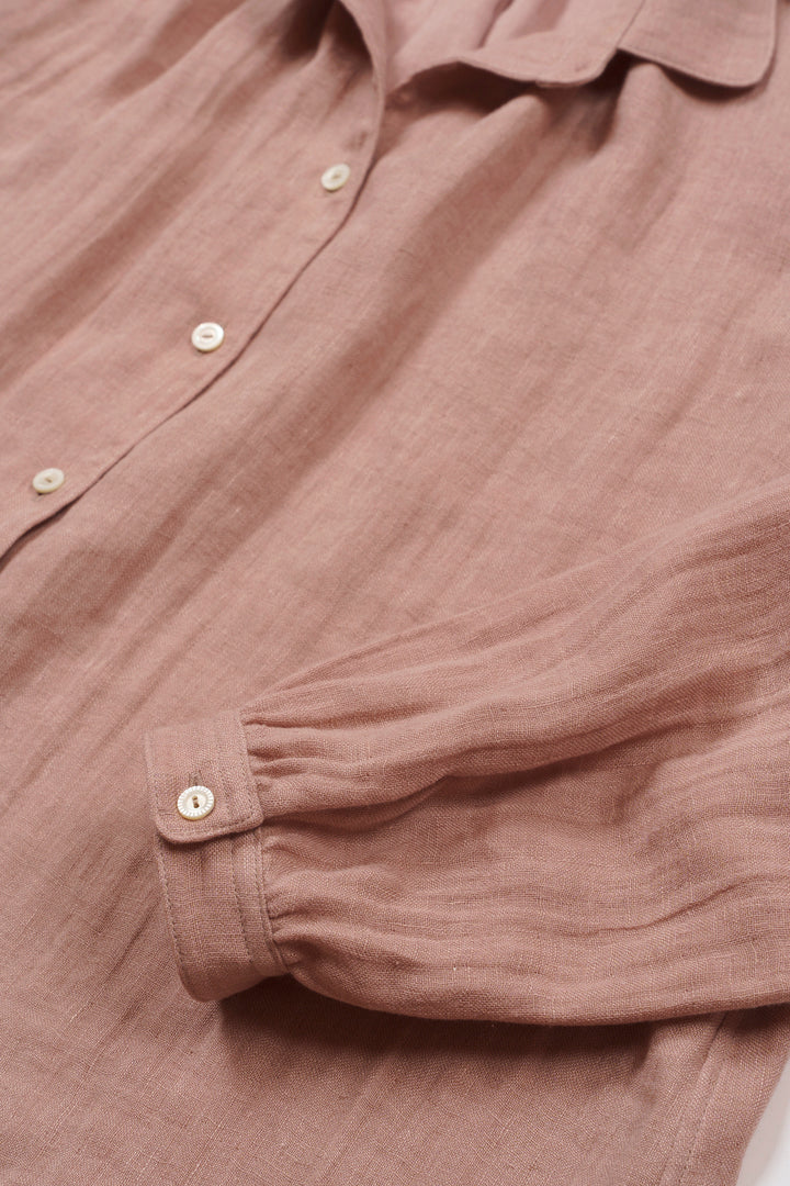 Long blouse cotton linen off 