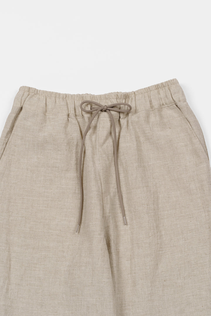 tapered pants cotton linen<br> AS5120B740<br> dark blue 