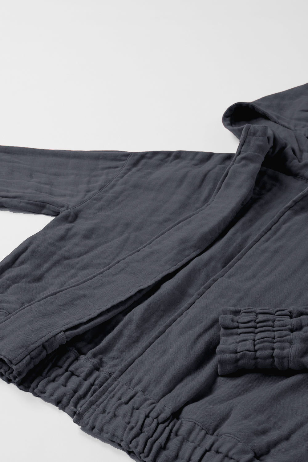 パーカー<br>綿ワッシャー　グレー