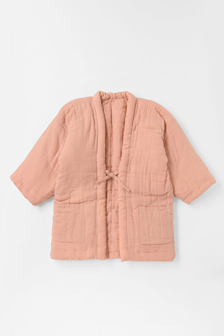 綿入り半纏<br>シャーベットピンク