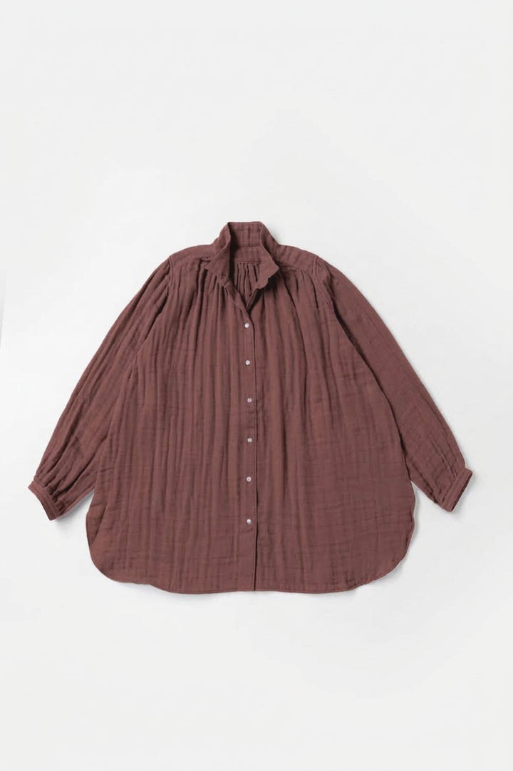 shirt cotton linen khaki