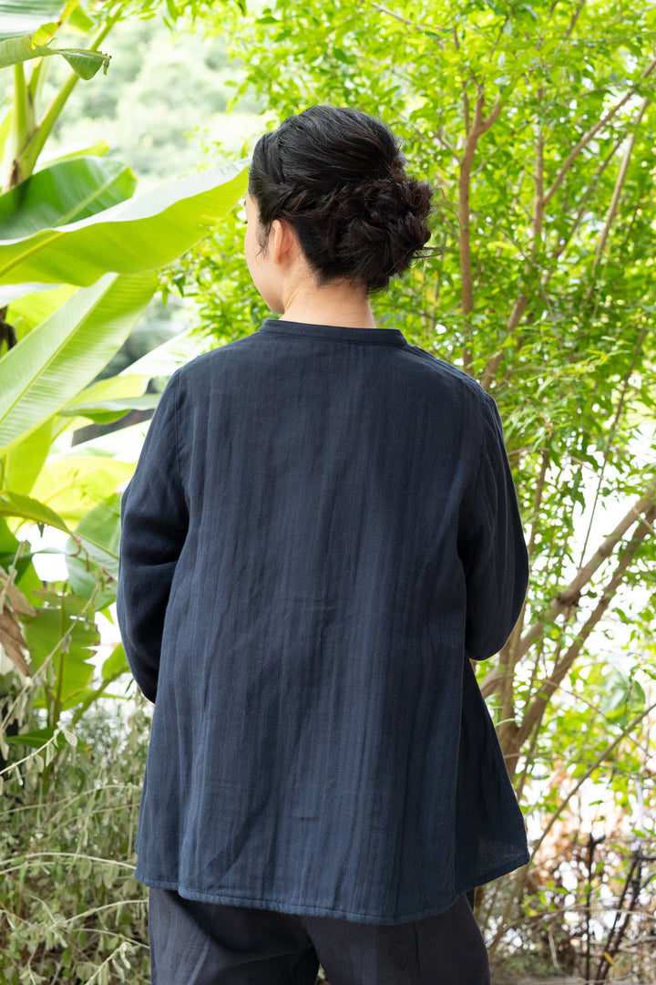 shirt cotton linen khaki