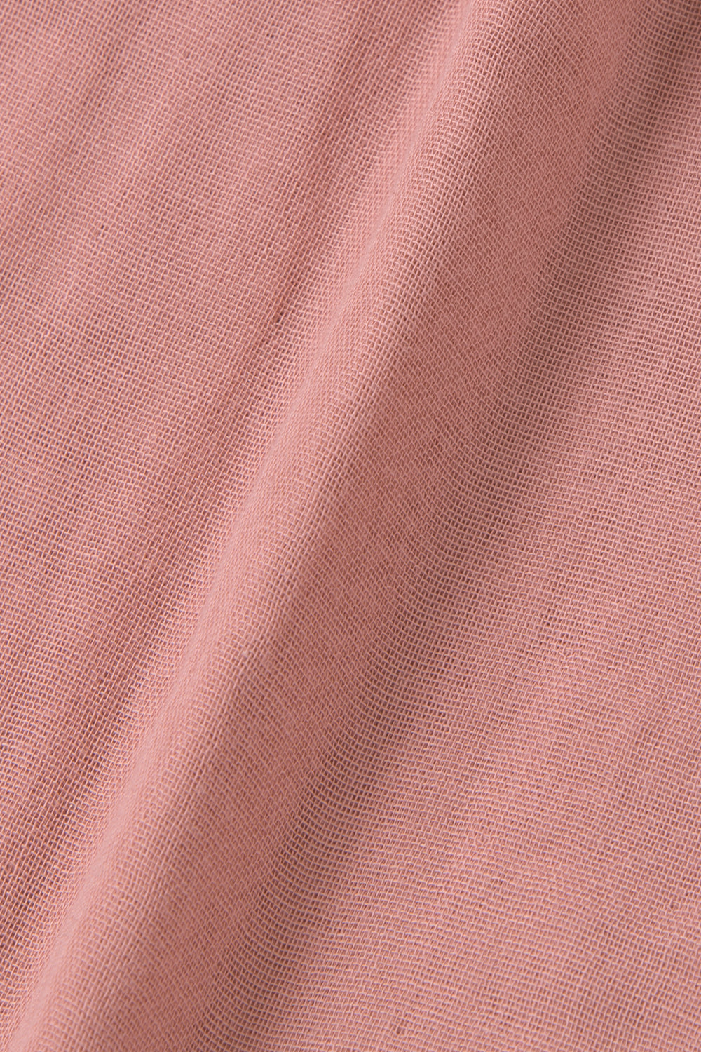 Aラインワンピース<br>綿ワッシャー<br>ピンク