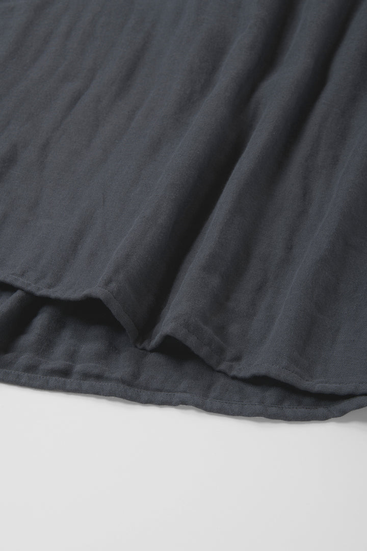 Aラインワンピース<br>綿ワッシャー<br>グレー