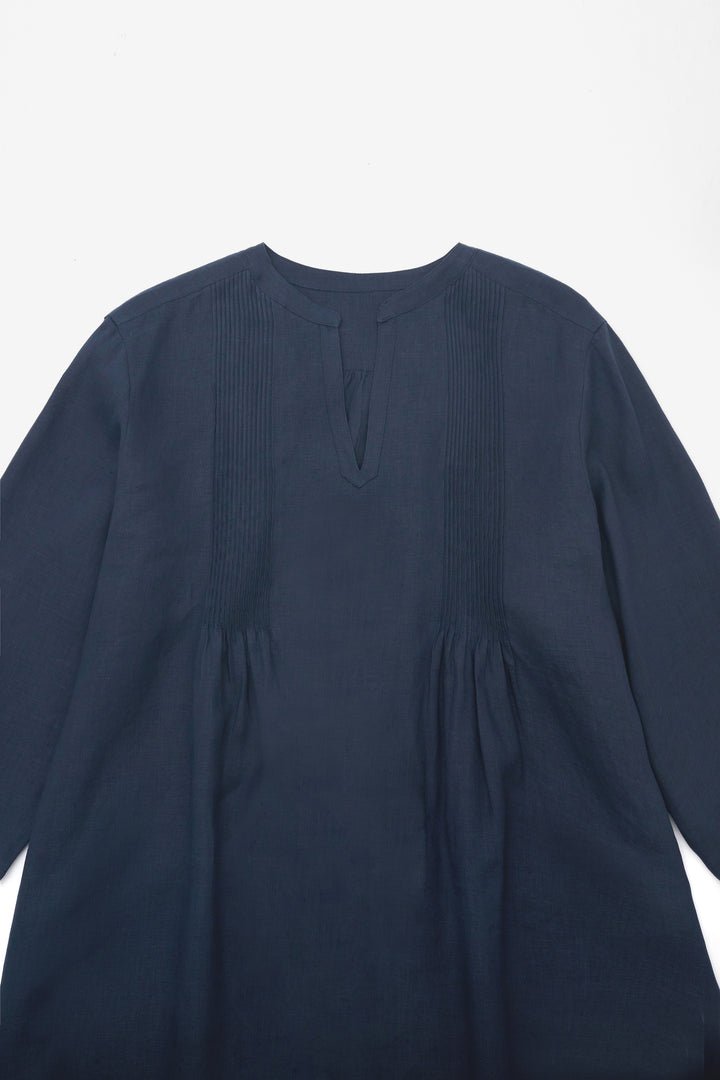 One Piece Pintuck Hemp Black 