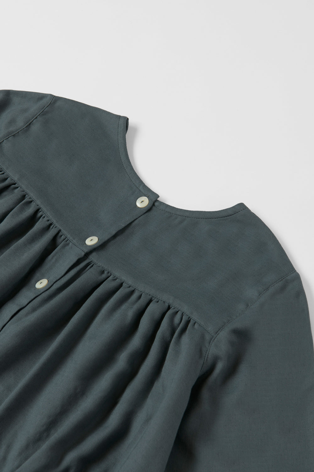 ３wayワンピース<br>綾織　ダークグリーン