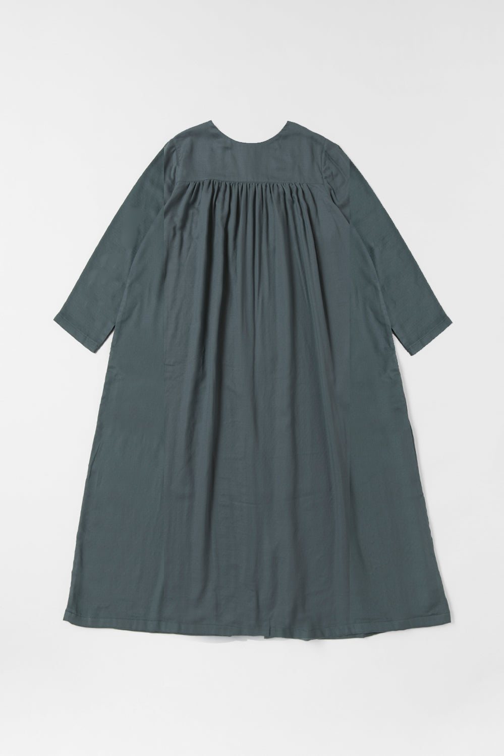 ３wayワンピース<br>綾織　ダークグリーン