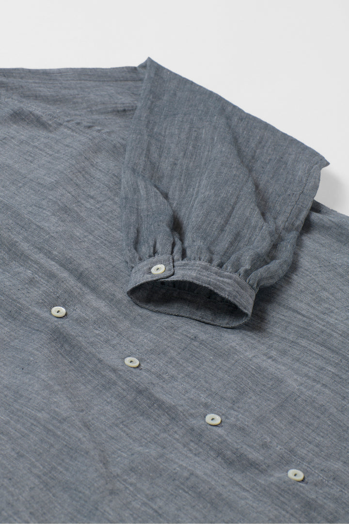long blouse linen khaki 