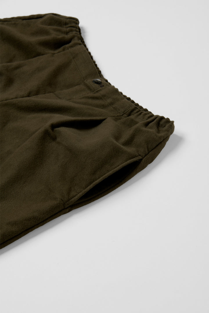 cropped pants safiran linen<br> AS0120Y716<br> khaki 