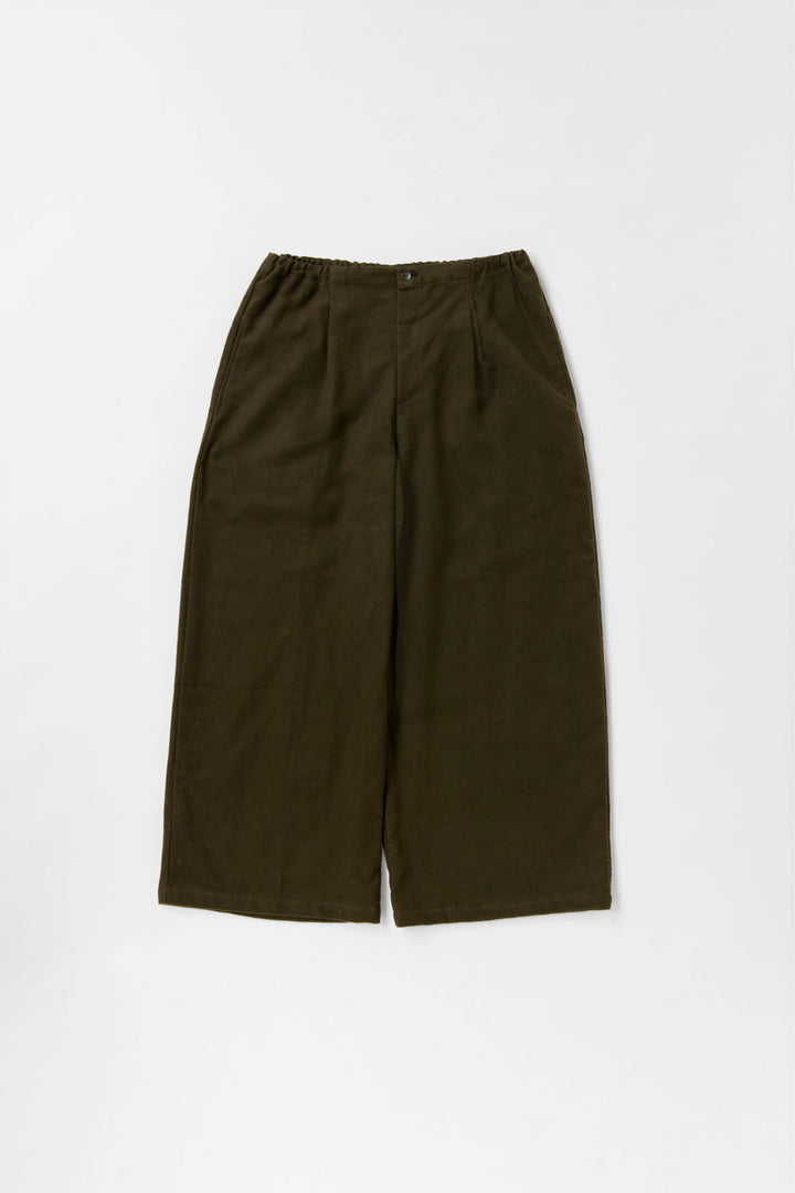 cropped pants safiran linen<br> AS0120Y716<br> khaki 