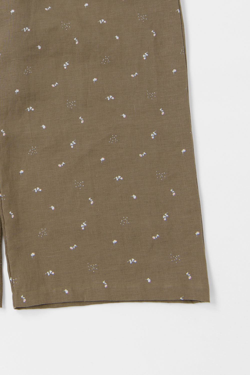 cropped pants safiran linen<br> AS0120Y716<br> khaki 