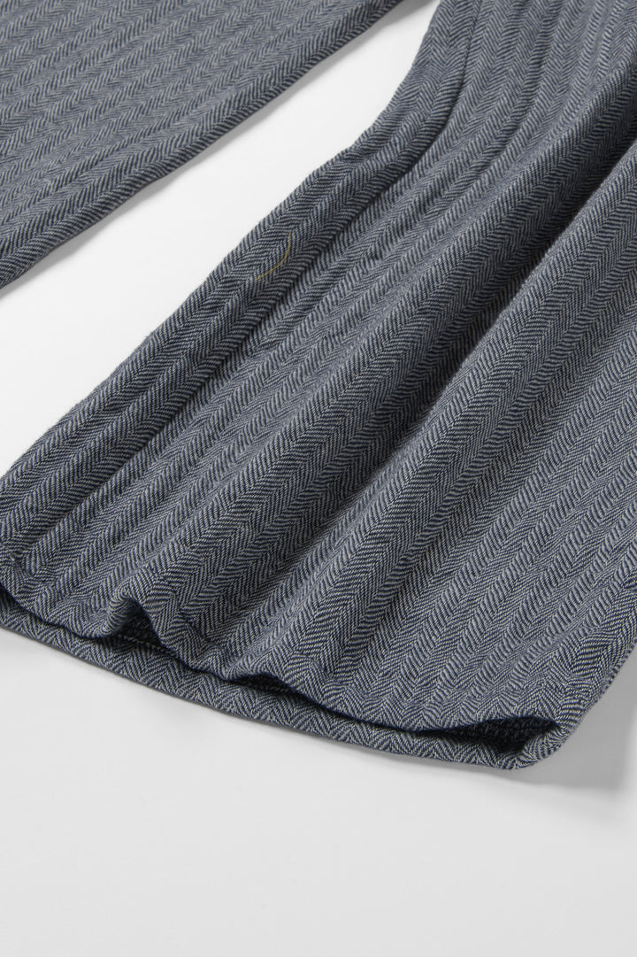 tapered pants cotton linen<br> AS5120B740<br> dark blue 