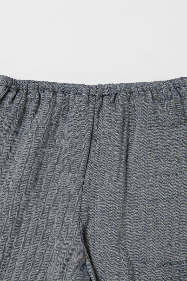 tapered pants cotton linen<br> AS5120B740<br> dark blue 