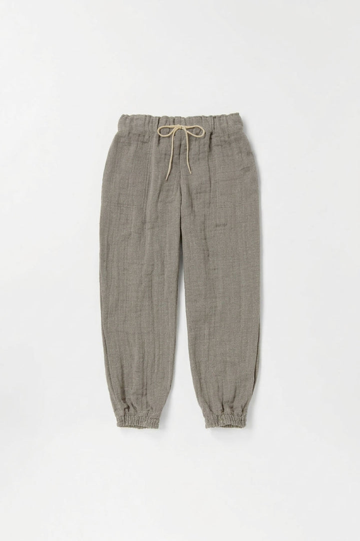 cropped pants safiran linen<br> AS0120Y716<br> khaki 