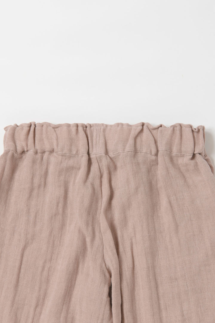 cropped pants safiran linen<br> AS0120Y716<br> khaki 