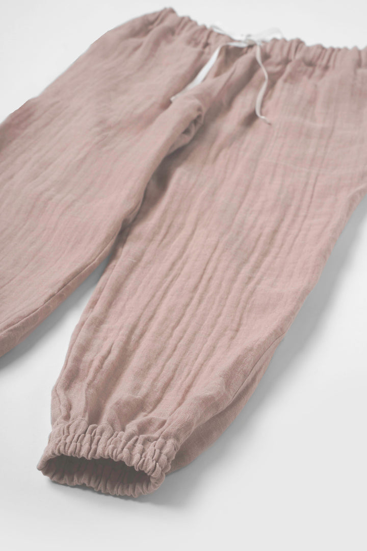 cropped pants safiran linen<br> AS0120Y716<br> khaki 