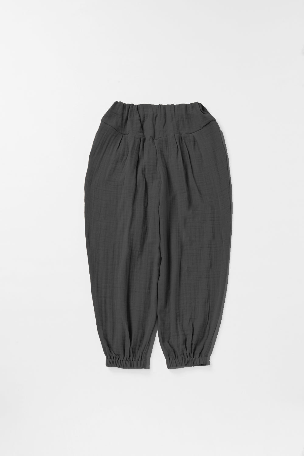 Gathered yoga pants twill weave<br> AS5420Y186<br> dark green 