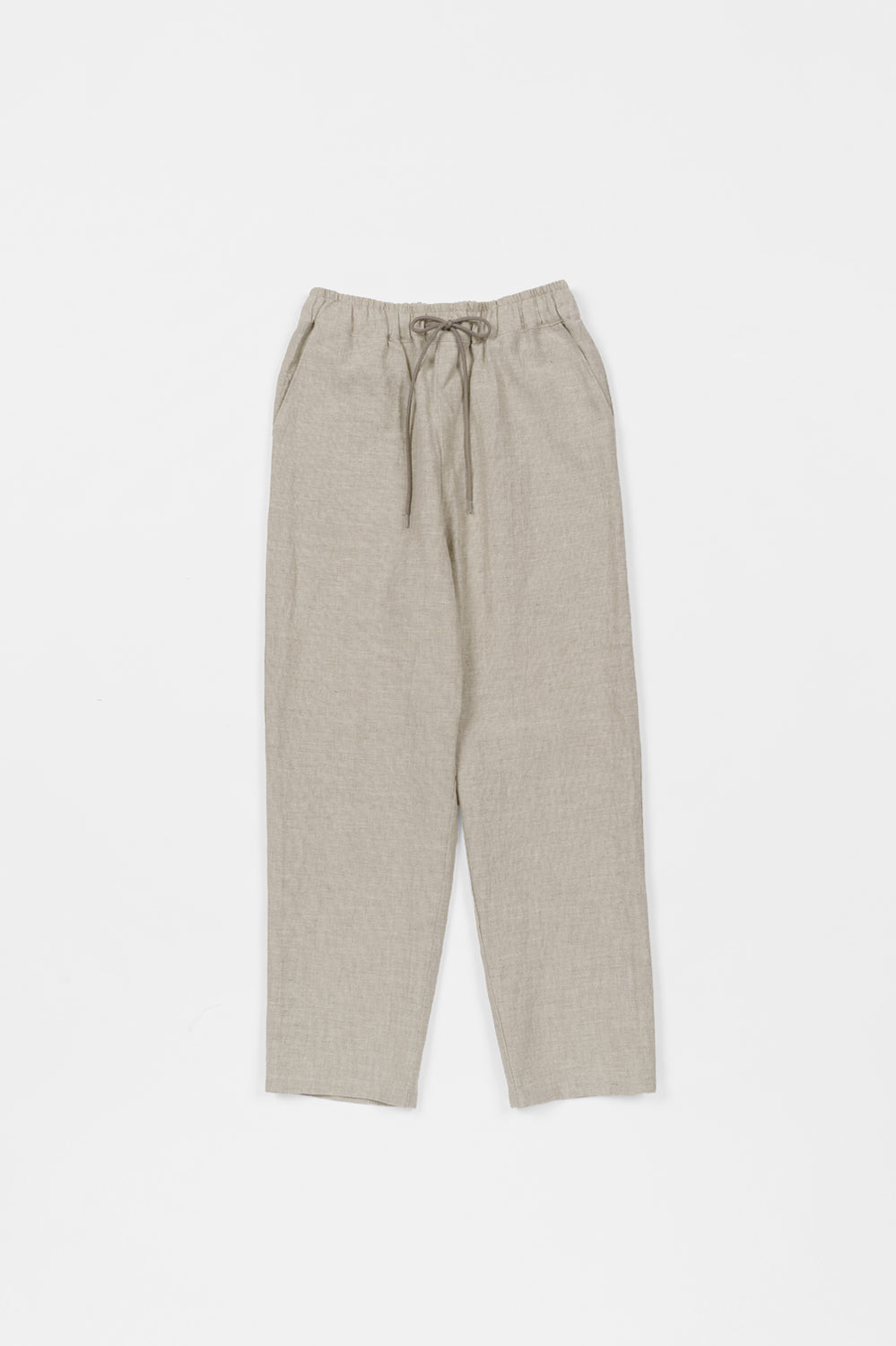 tapered pants cotton linen<br> AS5120B740<br> dark blue 