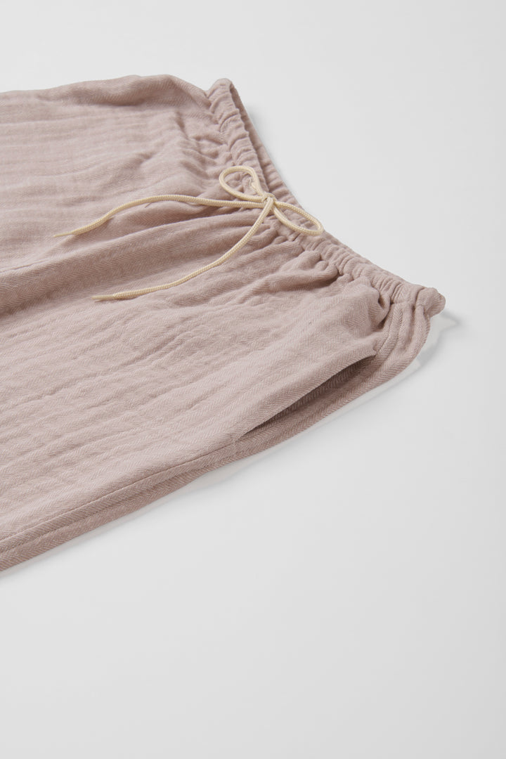 Set up drop shoulder gathered pants<br> AT4620B859AS4630B025<br> navy dungarees 