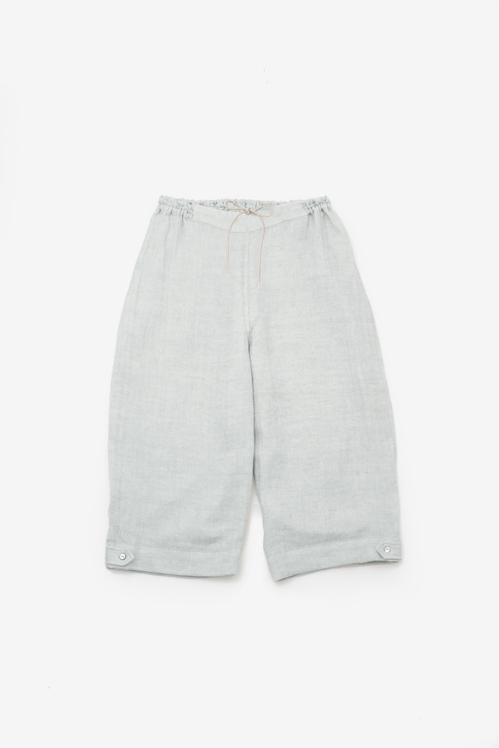 Short pants cotton linen khaki 