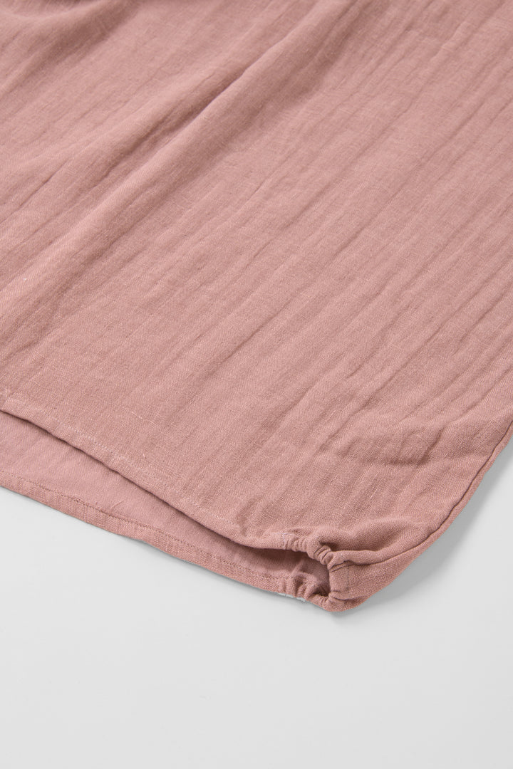French sleeve shirt cotton linen generation 