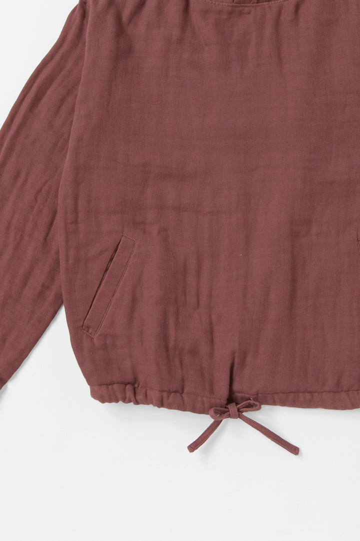 long blouse linen khaki 