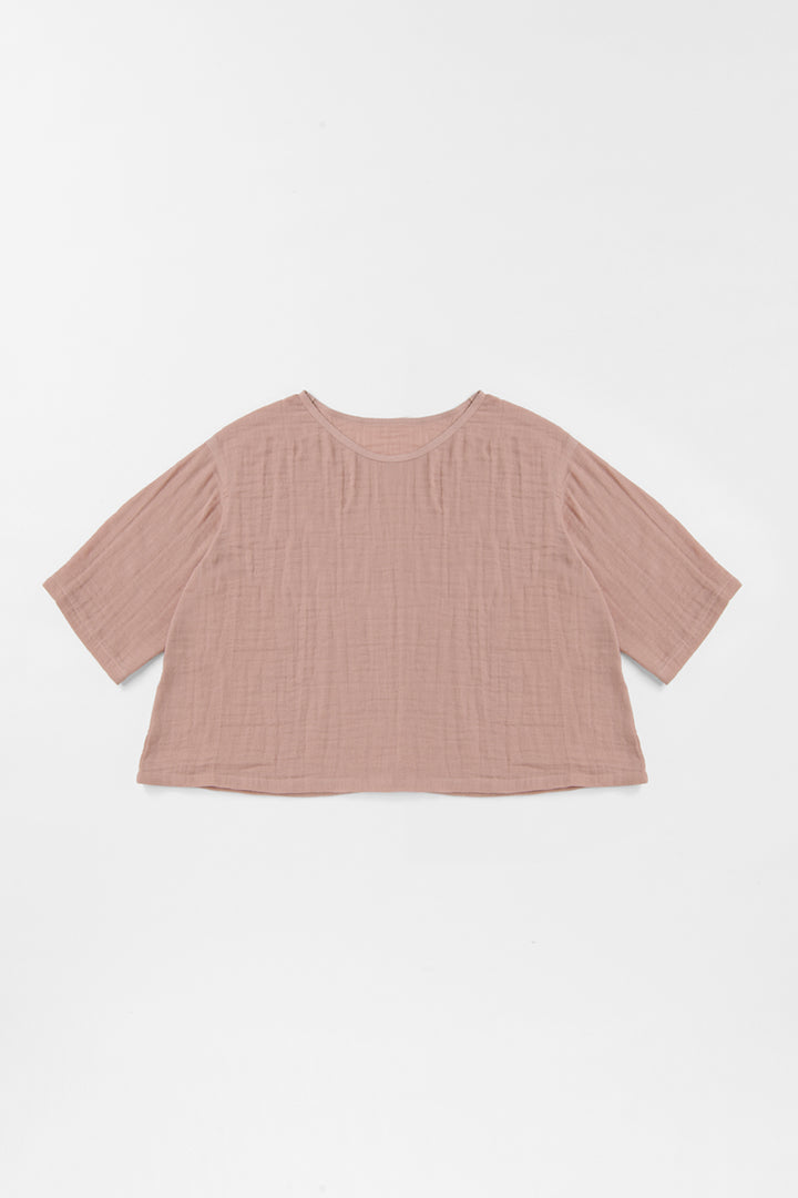 Tシャツ<br>平綾織<br>ピンク