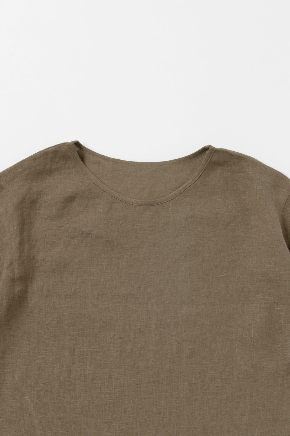 Tシャツ<br>ヘンプ<br>カーキ