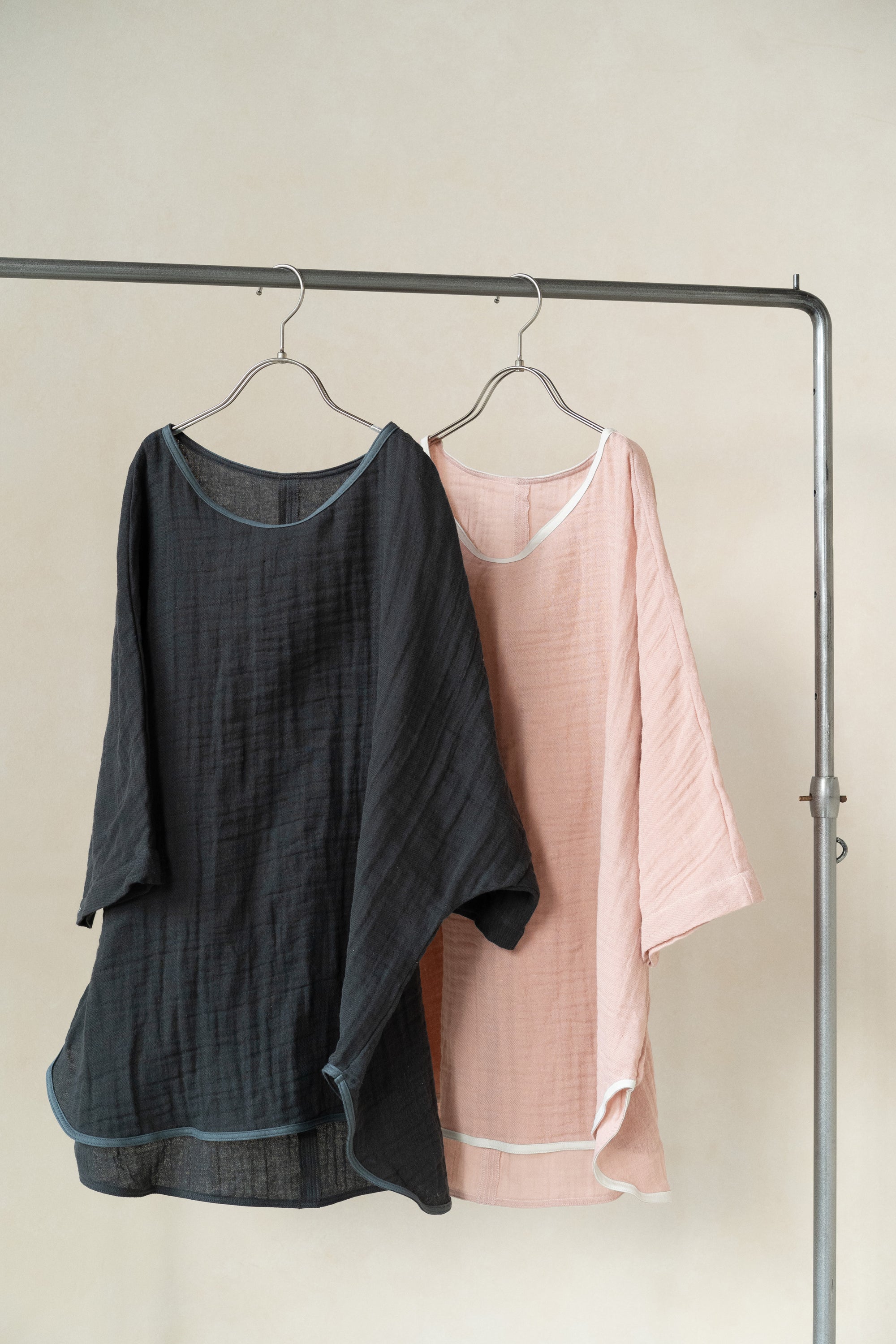 PG GAUZE フレンチ袖ルームウェアシャツ ピージーガーゼ｜トップス – PG GAUZE