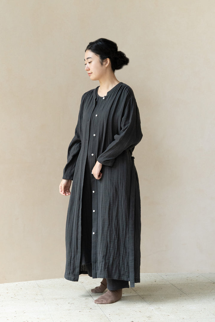 one piece cotton linen<br> AR8620B740<br> dark blue 