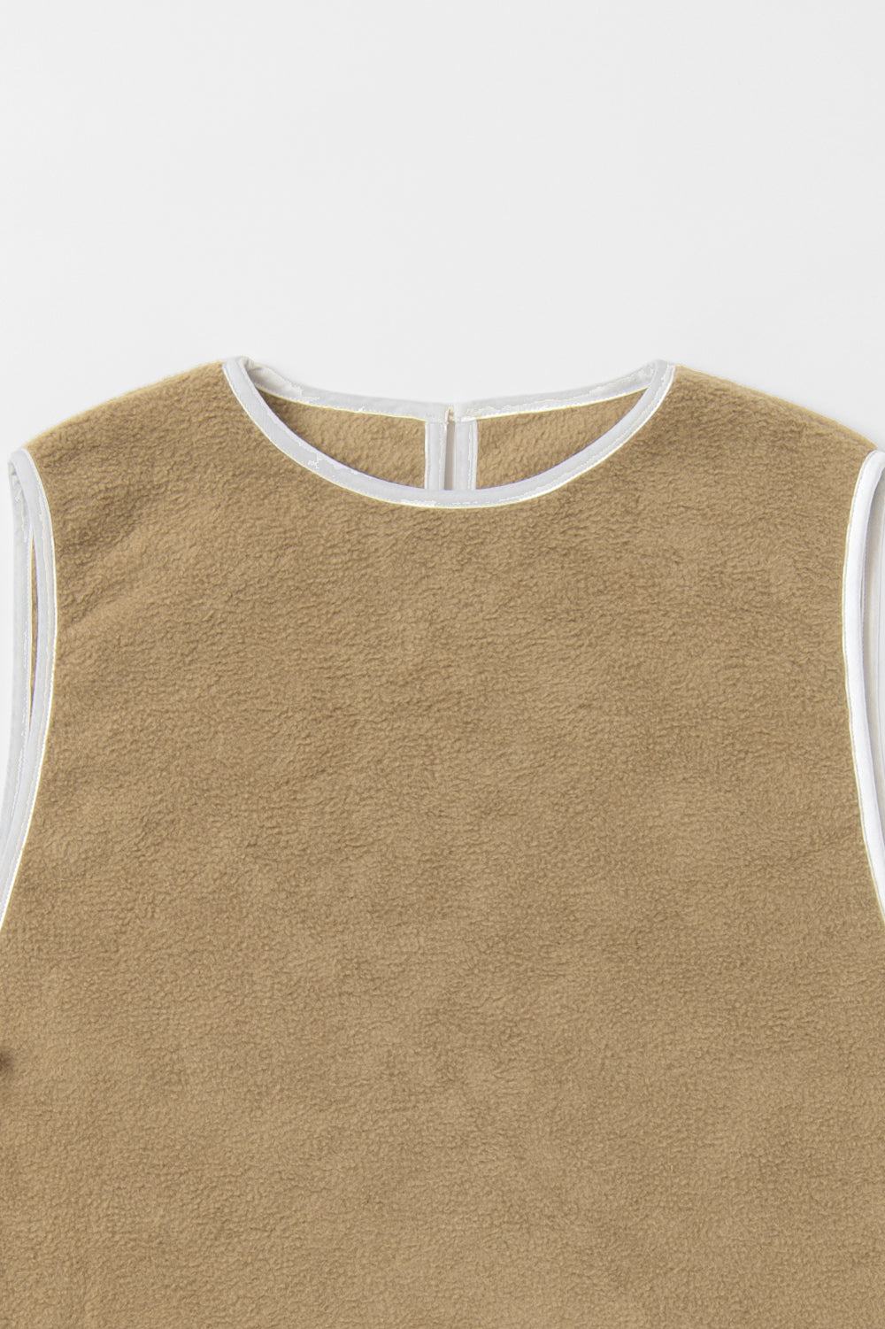 レディスベスト<br>ボア　ブラウン