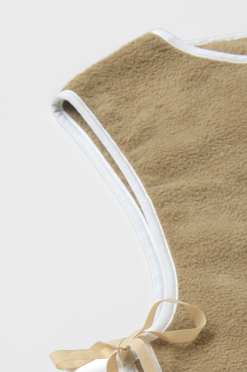 レディスベスト<br>ボア　ブラウン