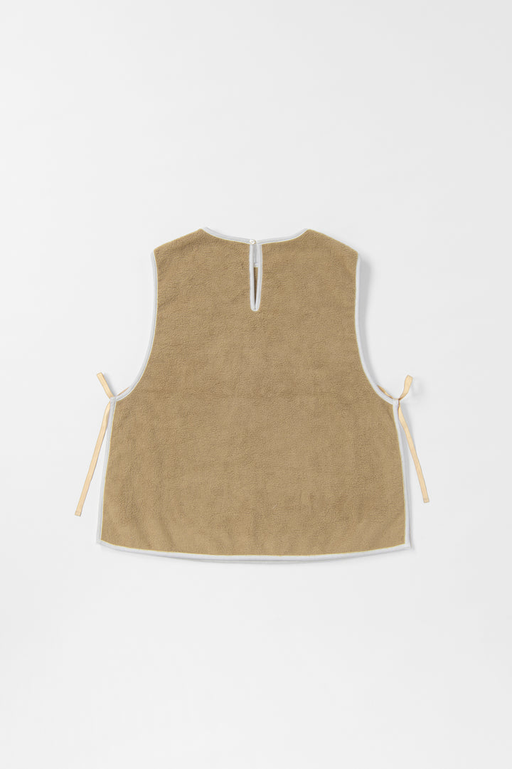 レディスベスト<br>ボア　ブラウン