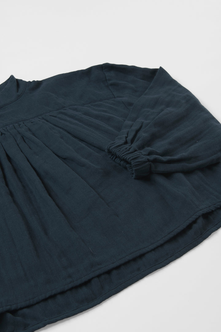 long blouse linen khaki 