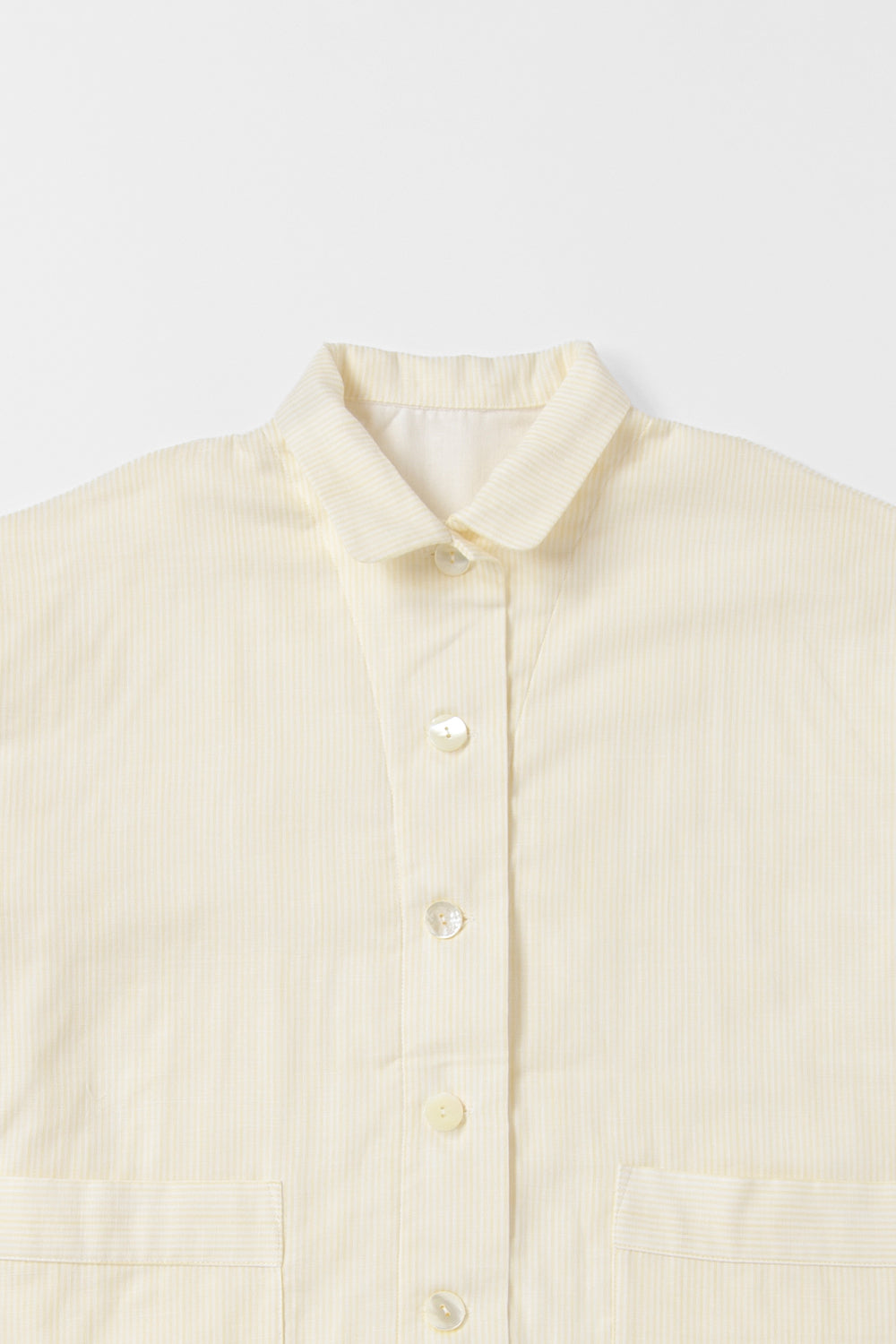 Warm gauze pajamas ladies lemon stripe 