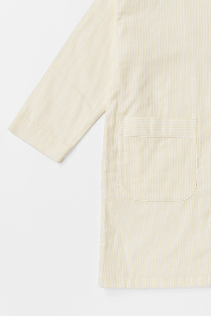 Warm gauze pajamas ladies lemon stripe 