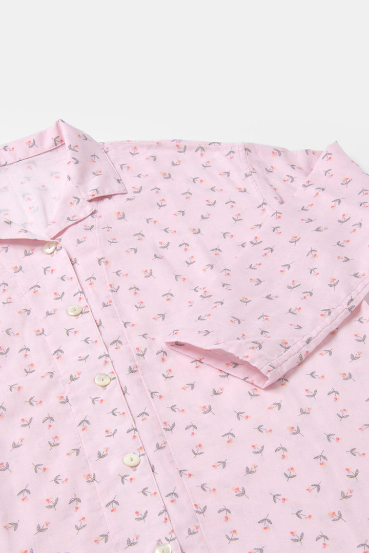 ガーゼパジャマ<br>レディス<br>ちょうB