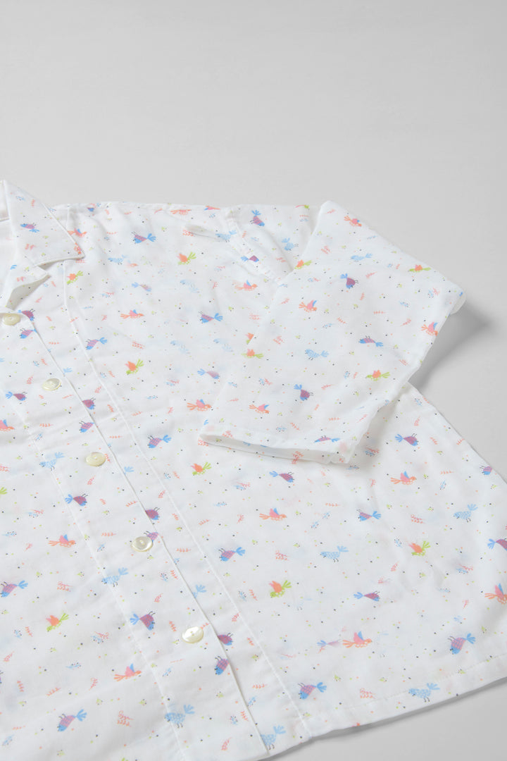 ガーゼパジャマ<br>レディス<br>bird